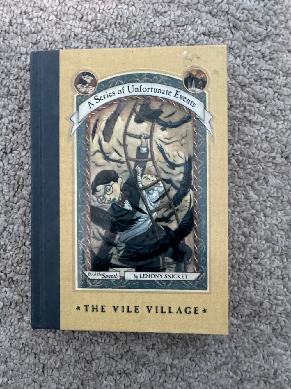 A Series of Unfortunate Events: The Vile Village - Yellow Hardcover